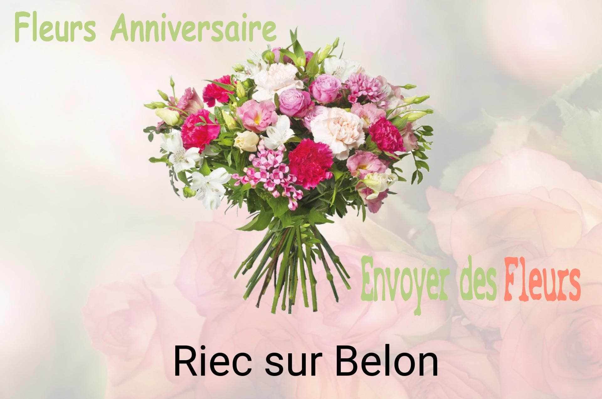 Bouquet de fleurs d’anniversaire livré à Riec-sur-Belon